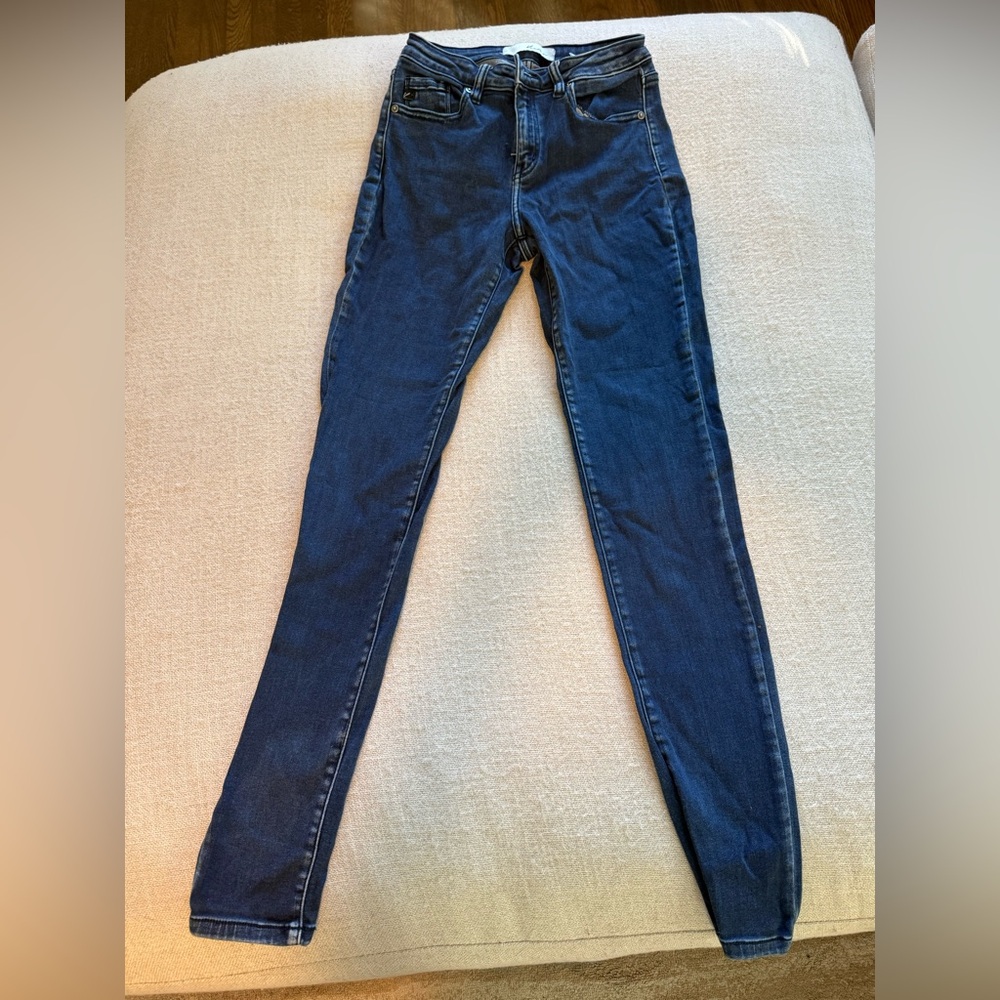 VERY GENTLY WORN! KanCan Dark Blue Skinny Jeans